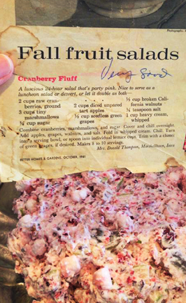 Cranberry Fluff Recipe