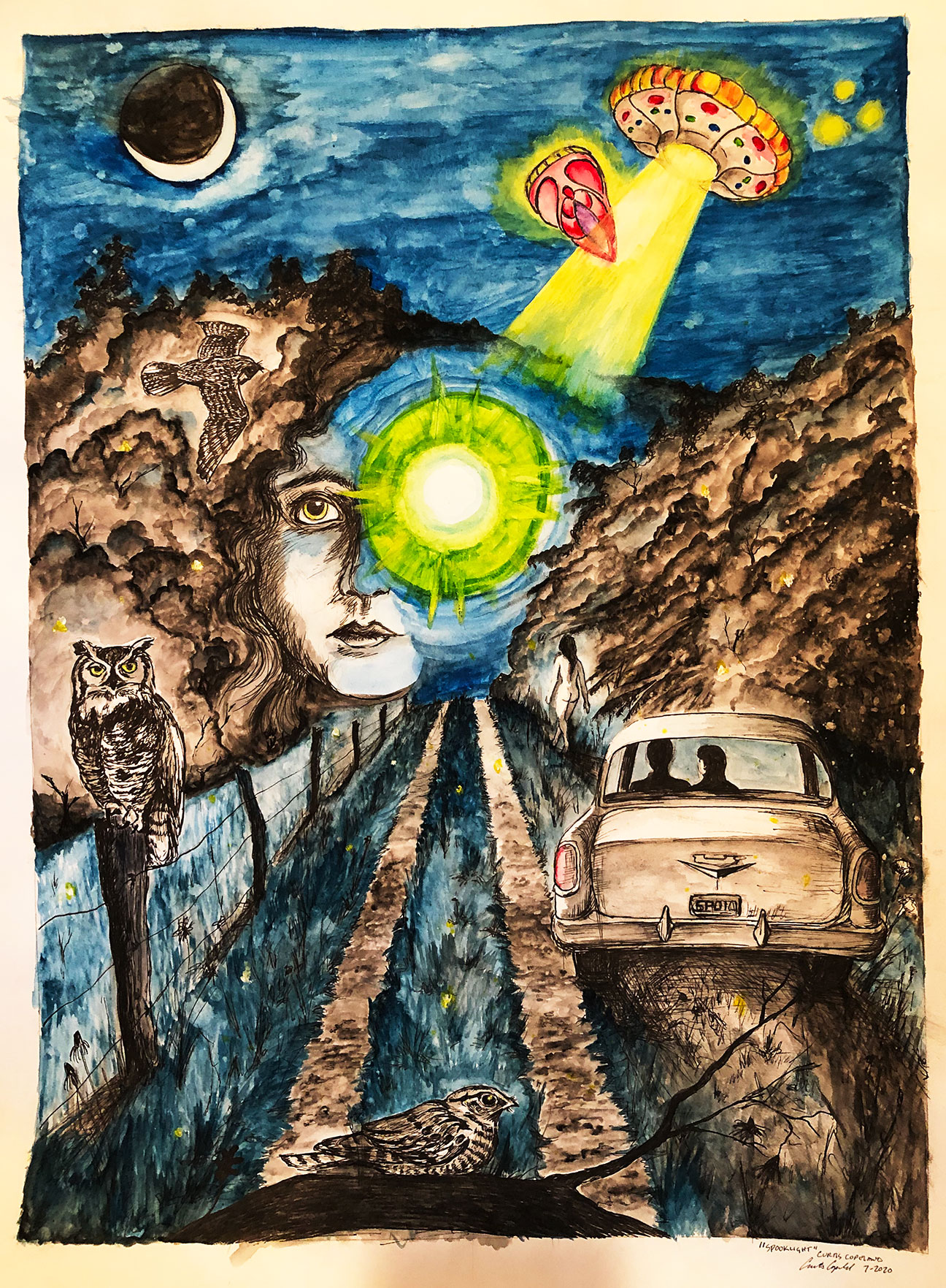 Curtis Copeland Spooklight Art