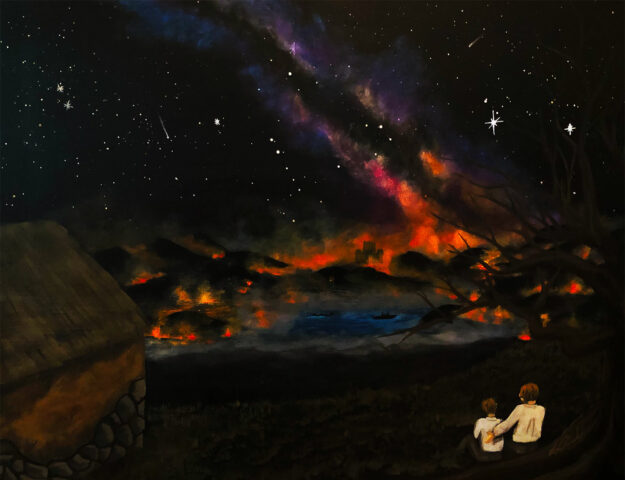 Over the Scottish Sea