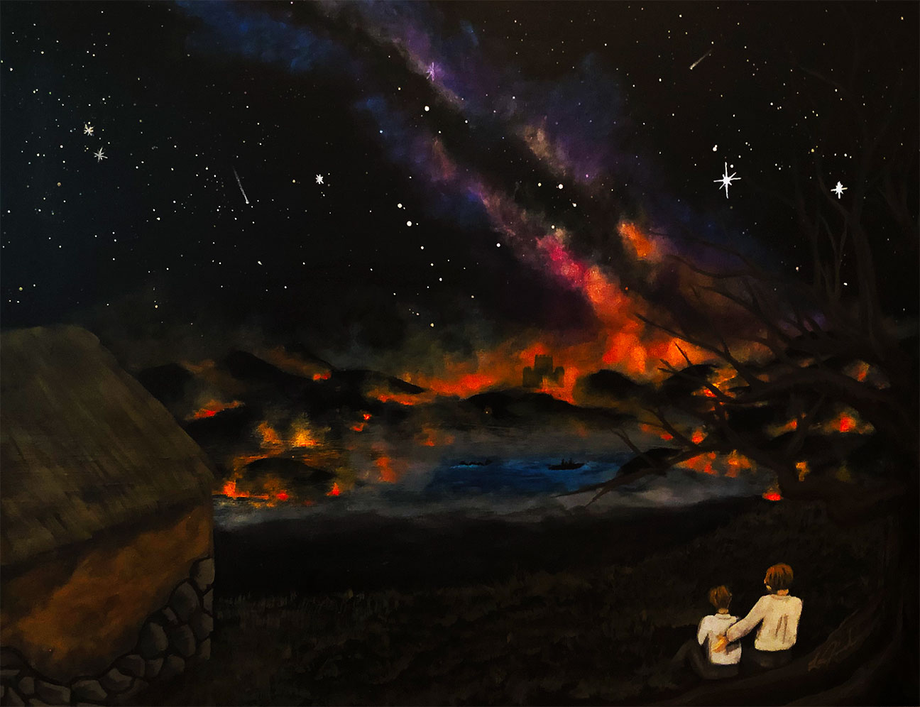 Over the Scottish Sea